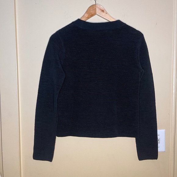 Club Monaco Black Sweater long sleeve Wool - Picture 3 of 8